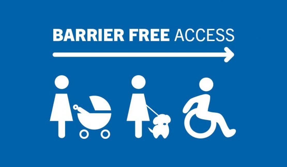 Fully accessible changing and shower facilities available for the community
